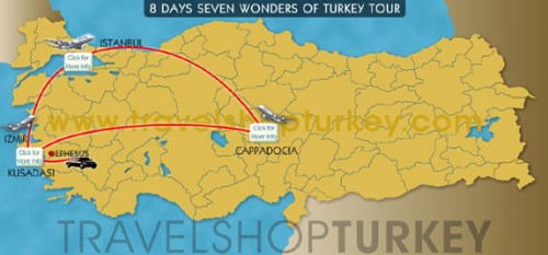 8 Days Seven Wonders Of Turkey Tour
