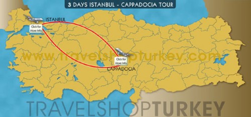 3 Days Istanbul - Cappadocia Tour